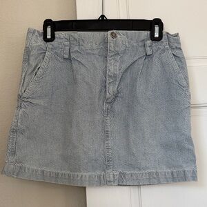 Calvin Klein Denim Blue Micro Mini Skirt